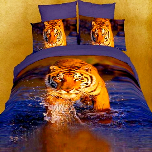 Постельное белье с тигром 